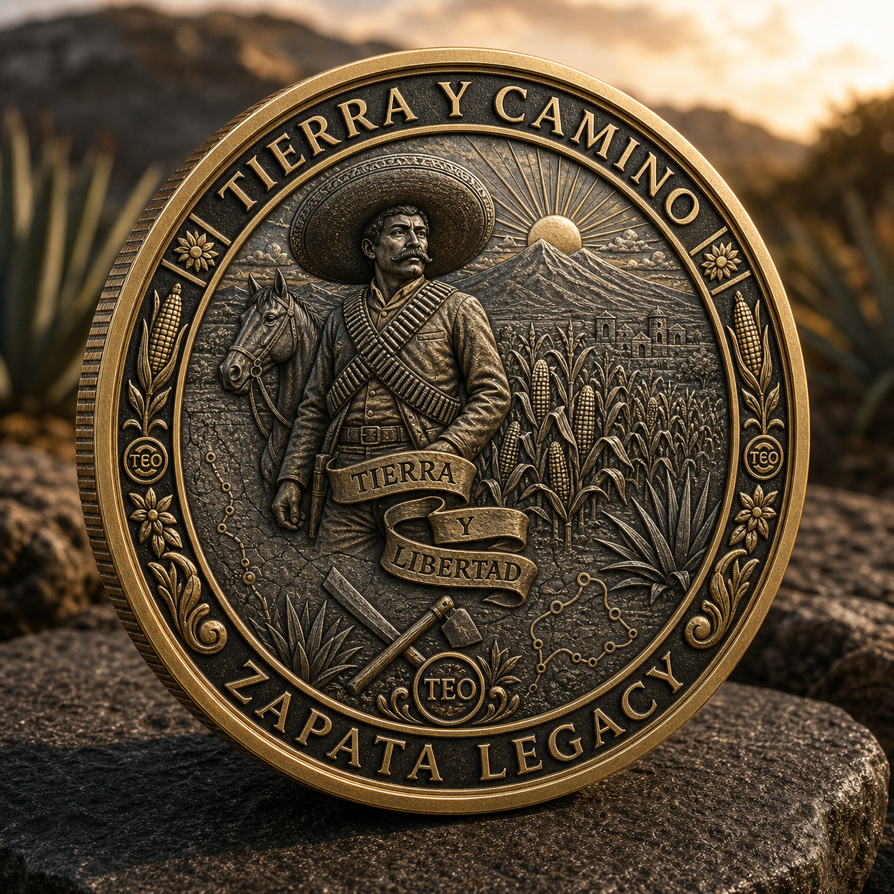 Zapata Legacy Tierra y Camino medallion