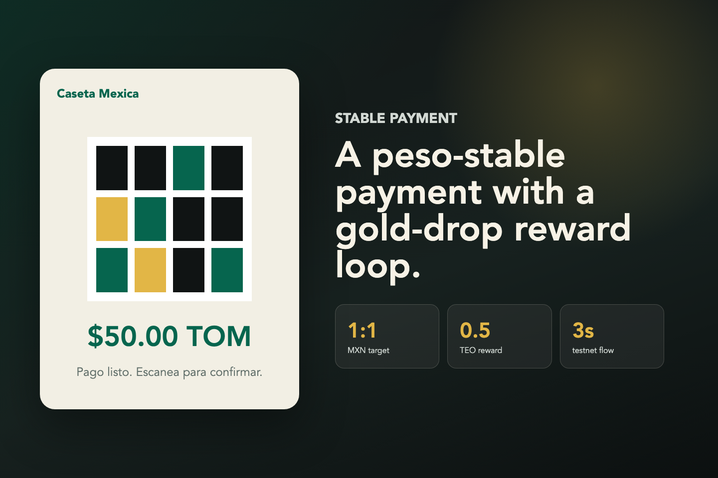 TOM payment prototype